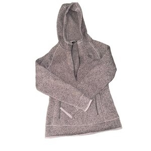 The North Face Jacket‎ Womens Medium Crescent 1/2 Zip Hoodie Purple Fleece